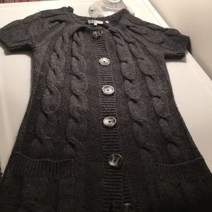 Vince shirt sleeved sweater coat